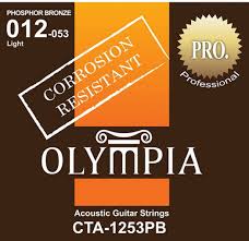 สายกีตาร์โปร่งเคลือบกันสนิม Olympia CTA-1253PB