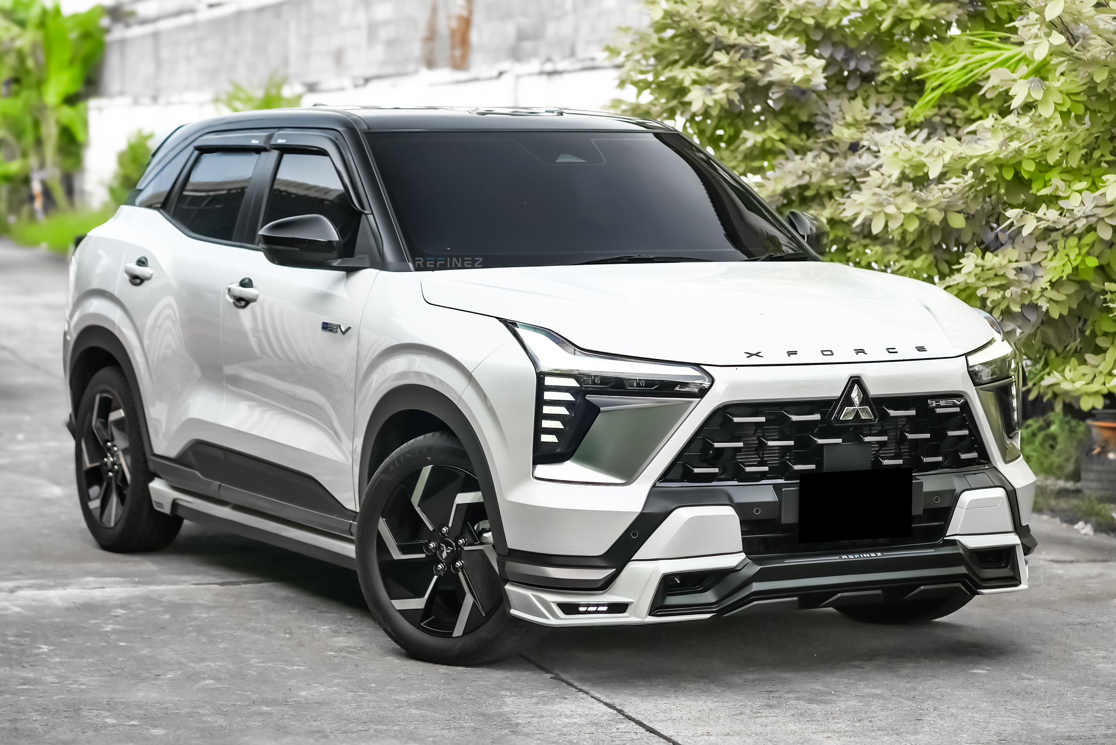 ชุดแต่ง Mitsubishi XFORCE REFINEZ รีไฟนซ์ พร้อมไฟเดย์ไลท์ - X Force แต่งสวย, Xforce HEV Ultimate x ของแต่ง อุปกรณ์แต่ง X Force 2025 2026 มิตซูบิชิ เอ็กซ์ฟอร์ส แต่งสวย