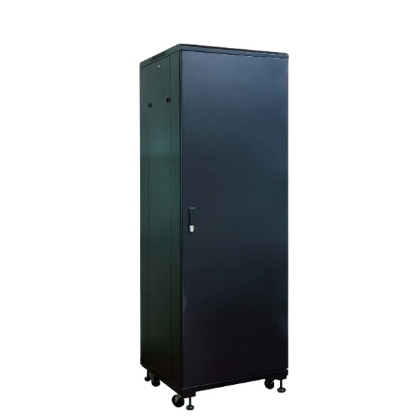 CH-60636GS LINK 19” GLASS RACK 42U, (60 x 60 cm.) Black W60 x D60 x H180 cm.
