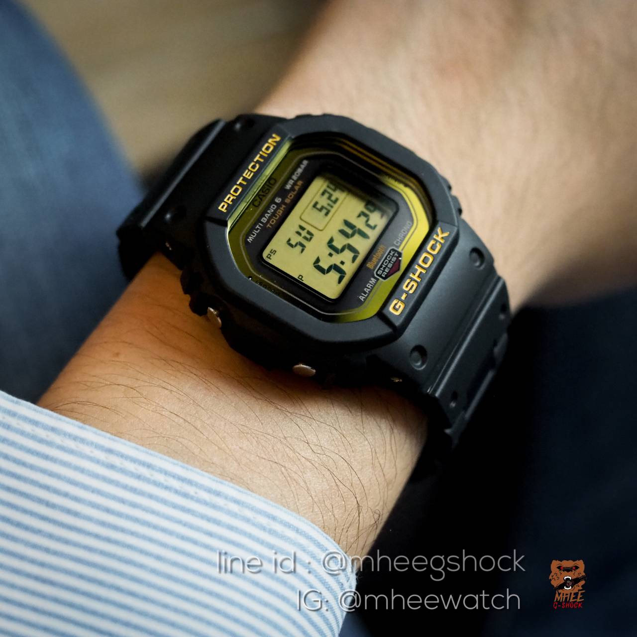 G-Shock รุ่น GW-B5600BC-1DR สายเหล็ก
