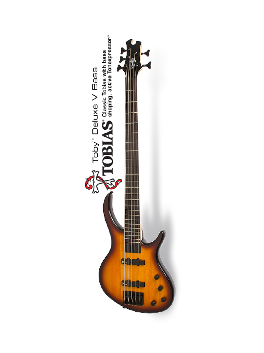 กีตาร์เบสไฟฟ้า Epiphone TOBY Deluxe V Bass (5 Strings) (มีตัวเลือกแบบ)