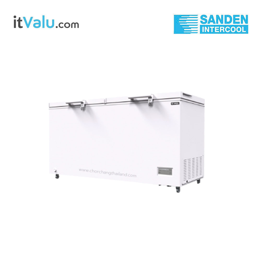 ตู้แช่แข็งฝาทึบ Sanden ฝาทึบโช้คอัพ รุ่น SCF-0765 ความจุรวม 750 ลิตร (26.5 คิว) กว้าง 190.5 ซม. ลึก 82 ซม. สูง 86.5 ซม. รับประกันความเย็น 1 ปี รับประกันคอมเพรสเซอร์ 5 ปี