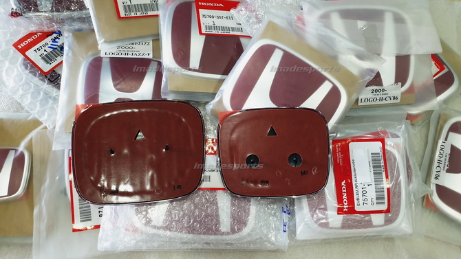 Logo Honda แดง Type R แท้ หน้าและหลัง