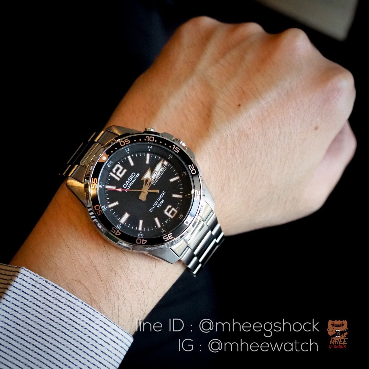 Casio Black Sport ของแท้ 100% ประกันศูนย์เซ็นทรัล (เลิกผลิต *Rare Item*)Black Rosegold