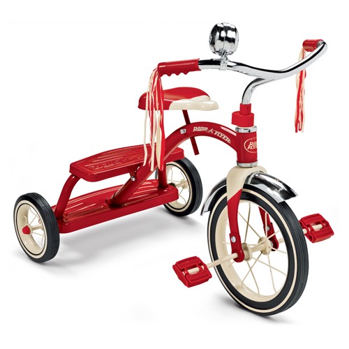 Radio Flyer Classic Red Dual Deck Tricycle จักรยานสามล้อคลาสสิคขั้นบันไดสุดฮิต
