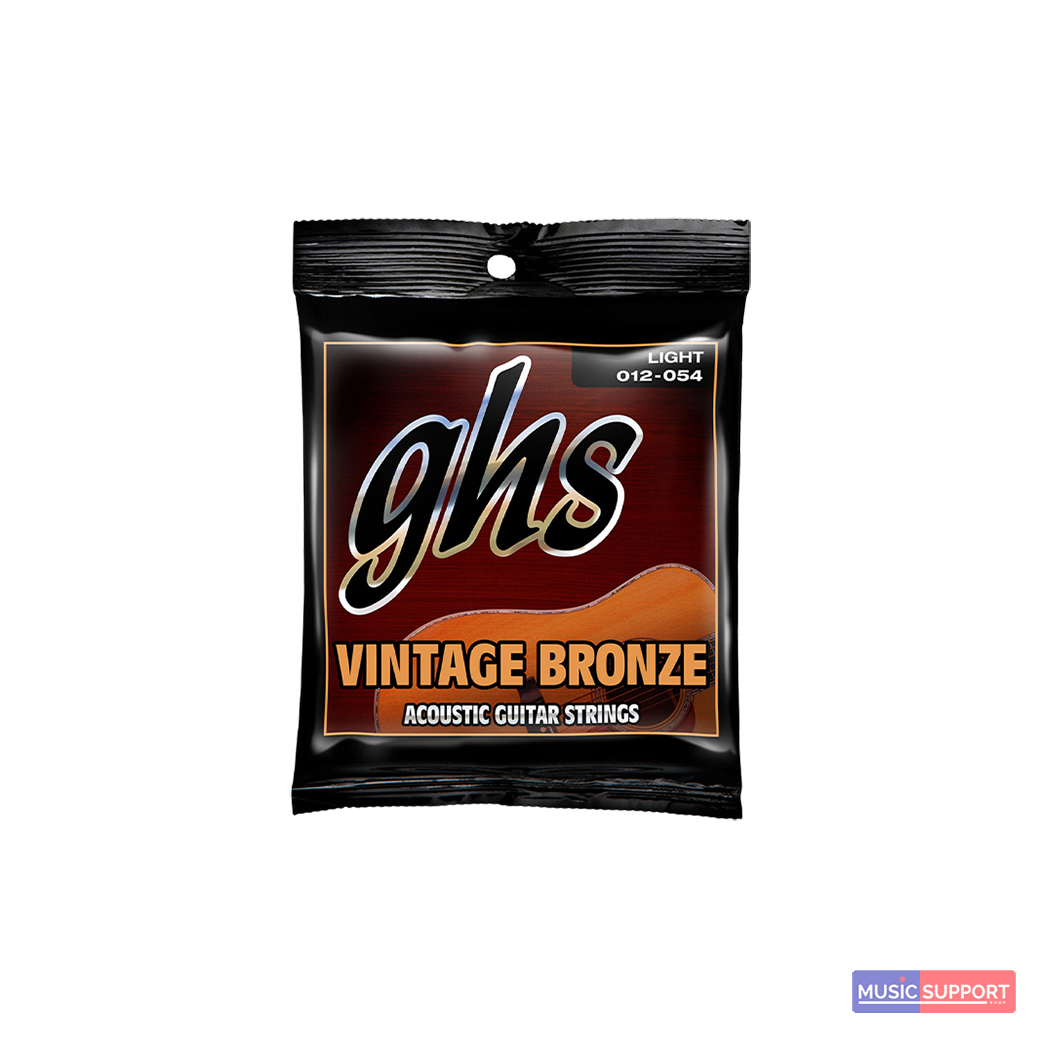 สายกีตาร์โปร่ง GHS รุ่น VN-L Vintage Bronze LIGHT