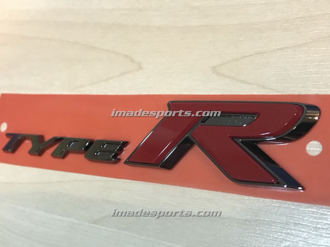 Logo Honda Type R สปอร์ตหน้า หลัง และพวงมาลัย (แดง/ดำ/ดำแดง)