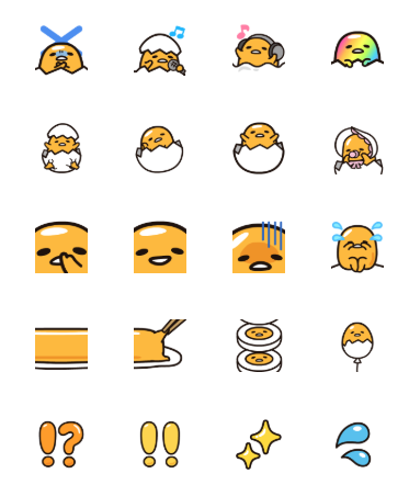 ขายอิโมจิไลน์ กุเดทามะ อิโมจิแอนิเมชัน