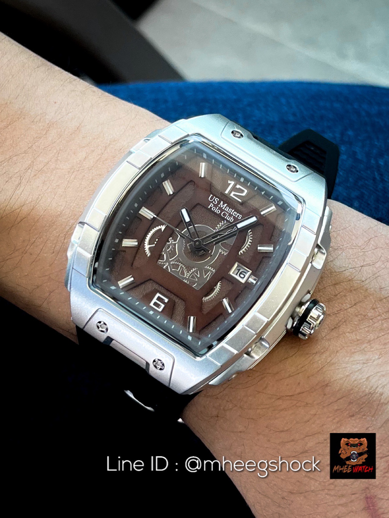 US Master Polo Club นาฬิกาข้อมือ RX-1 VORTEX M.2 BROWN น้ำตาล สไตล์RM