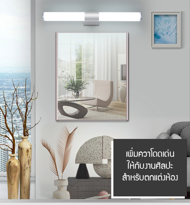 โคมไฟ ติดผนัง สำหรับใช้ภายใน เก๋ไก๋ 1 ชุด มี 1 โคม