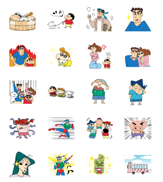 ขายสติกเกอร์ไลน์ เครยอนชินจัง