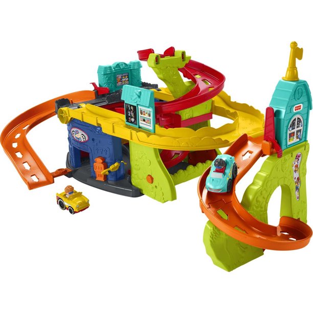 Fisher-Price Little People Sit 'n Stand Skyway รางรถ 2 in 1 รางรถไหล่