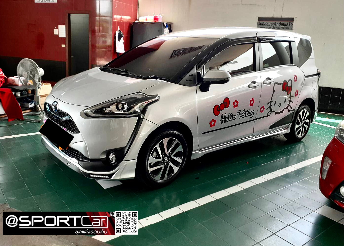 ชุดแต่ง Sienta ทรง SPACE สเกิร์ตเซียนต้า, Sienta แต่ง, Sienta แต่งซิ่ง, Sienta แต่งสวย, Sienta แต่ง VIP, เซียนต้าแต่งสวย ASC bodykit