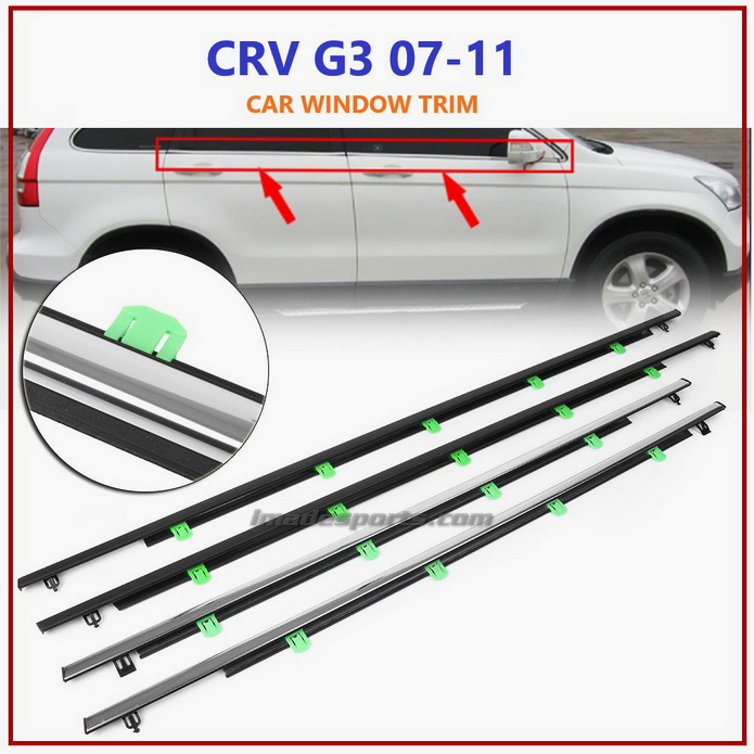 คิ้วรีดน้ำประตู CRV G3 2007-2012 (grade OEM)