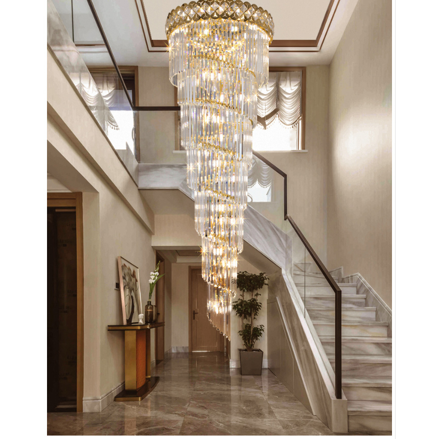 CT163A094 SOTMIA โคมไฟสูง โคมไฟโถงบรรได โคมไฟกลางห้องนั่งเล่น โคมไฟระย้า โคมไฟโมเดิร์น โคมไฟพร้อมติดตั้ง