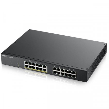 Zyxel GS1900-24EP 24-port GbE Smart Managed PoE Switch (130 Watt) 12 Ports 10/100/1000BASE-T PoE + 12 Ports 10/100/1000BASE-T