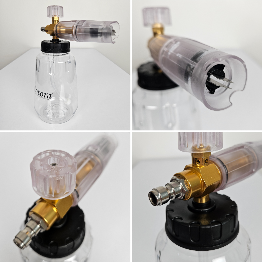 Cotora Foam Cannon (กาพ่นโฟม คุณภาพสูง) จุ 1 ลิตร (สวมเร็ว 1/4)