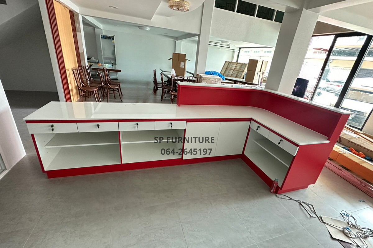 เคาน์เตอร์ร้านอาหาร เคาน์เตอร์ต้อนรับ