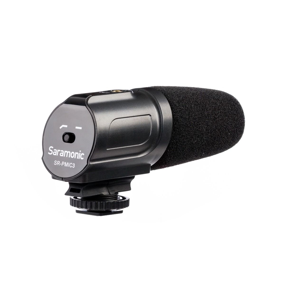 Saramonic SR-PMIC3 ไมโครโฟนช็อตกันติดหัวกล้องไมค์คอนเดนเซอร์เซอร์ราวด์รับเสียงเป็นแบบคาร์ดิออยด์