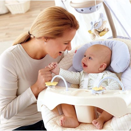 Fisher Price Papasan Cradle Swing Starlight เปลไกวอัตโนมัติ เปลไกวไฟฟ้า