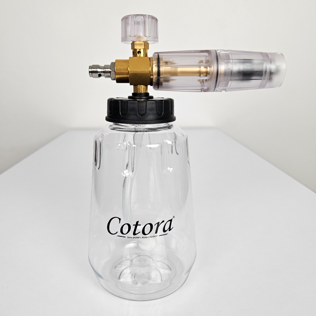 Cotora Foam Cannon (กาพ่นโฟม คุณภาพสูง) จุ 1 ลิตร (สวมเร็ว 1/4)
