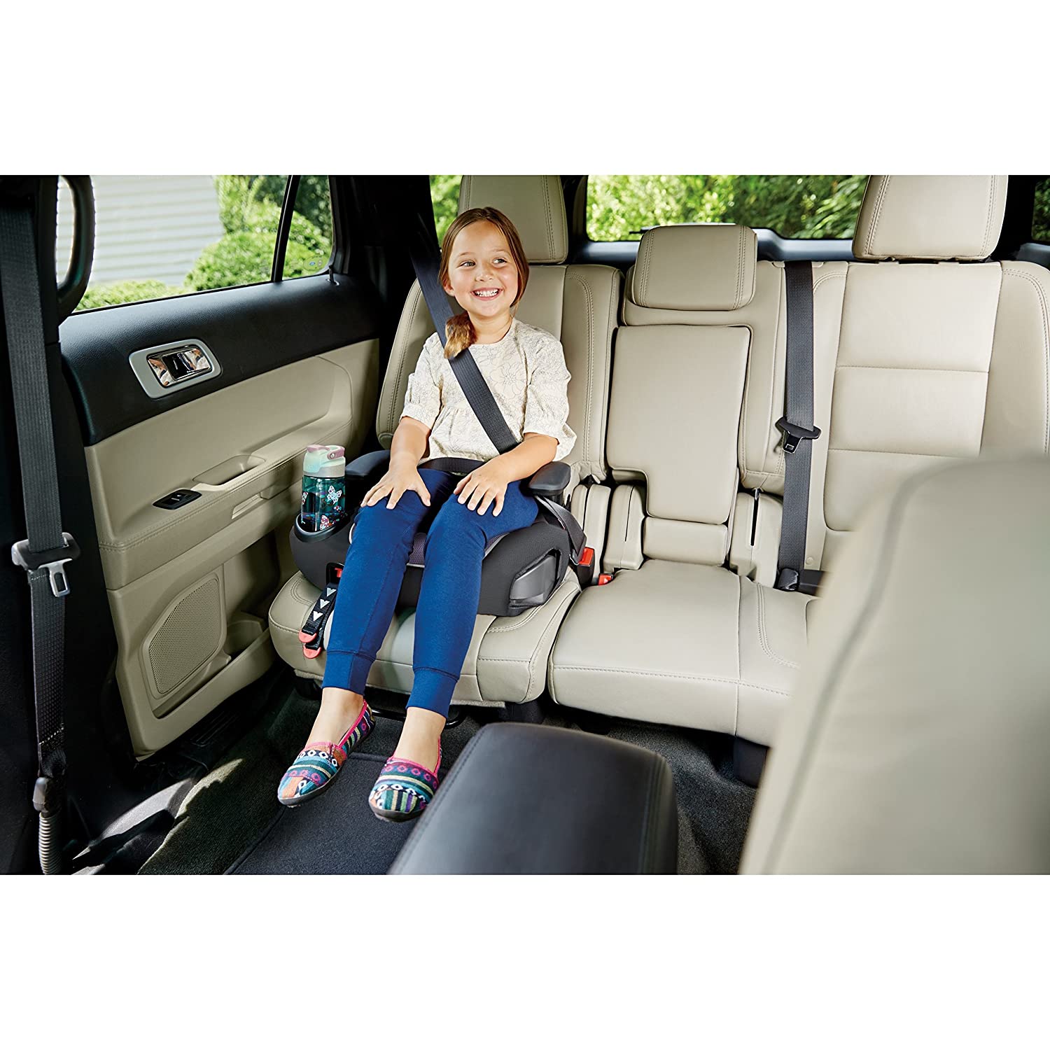 Graco TurboBooster LX Backless Booster Car Seat with Latch System - Anabele Purple บูตเตอร์ ที่นั่งนิรภัยสำหรับเด็กโต