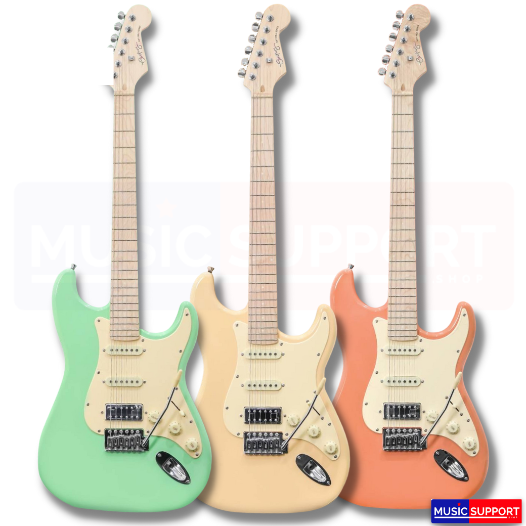 Century Soft Pale Series กีตาร์ไฟฟ้าทรง Stratocaster HSS
