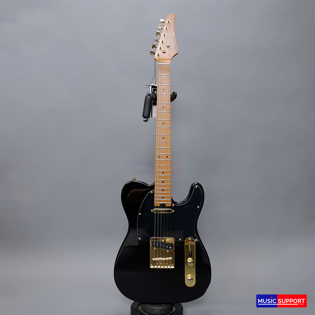 Soloking MT-1G in Black Beauty with Gold Hardware and Matching Headstock