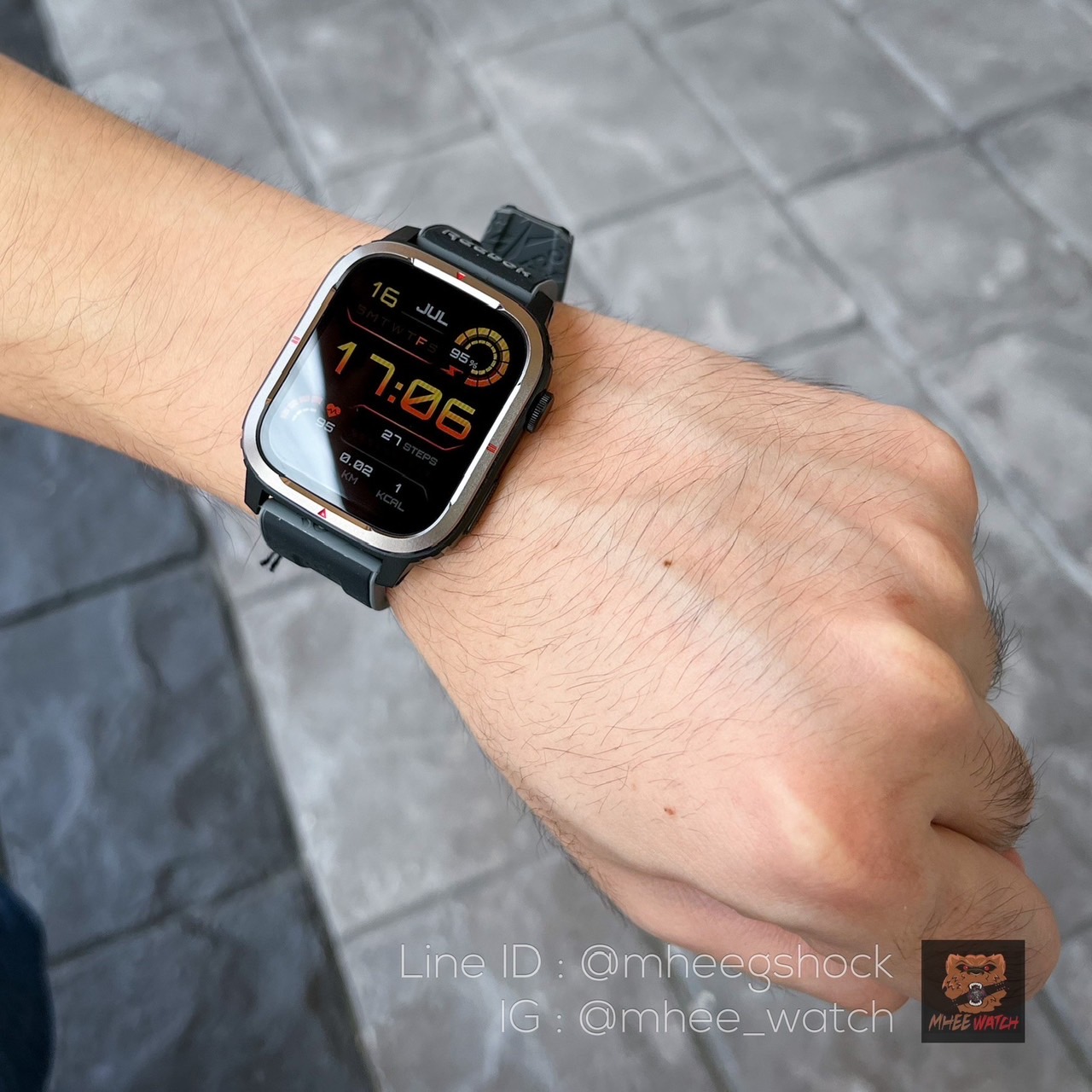 Reebok Smartwatch New Arrivals Propel รุ่นTopสุดโทรออกรับสายได้ Support Thai language จอAmoledชัดมาก