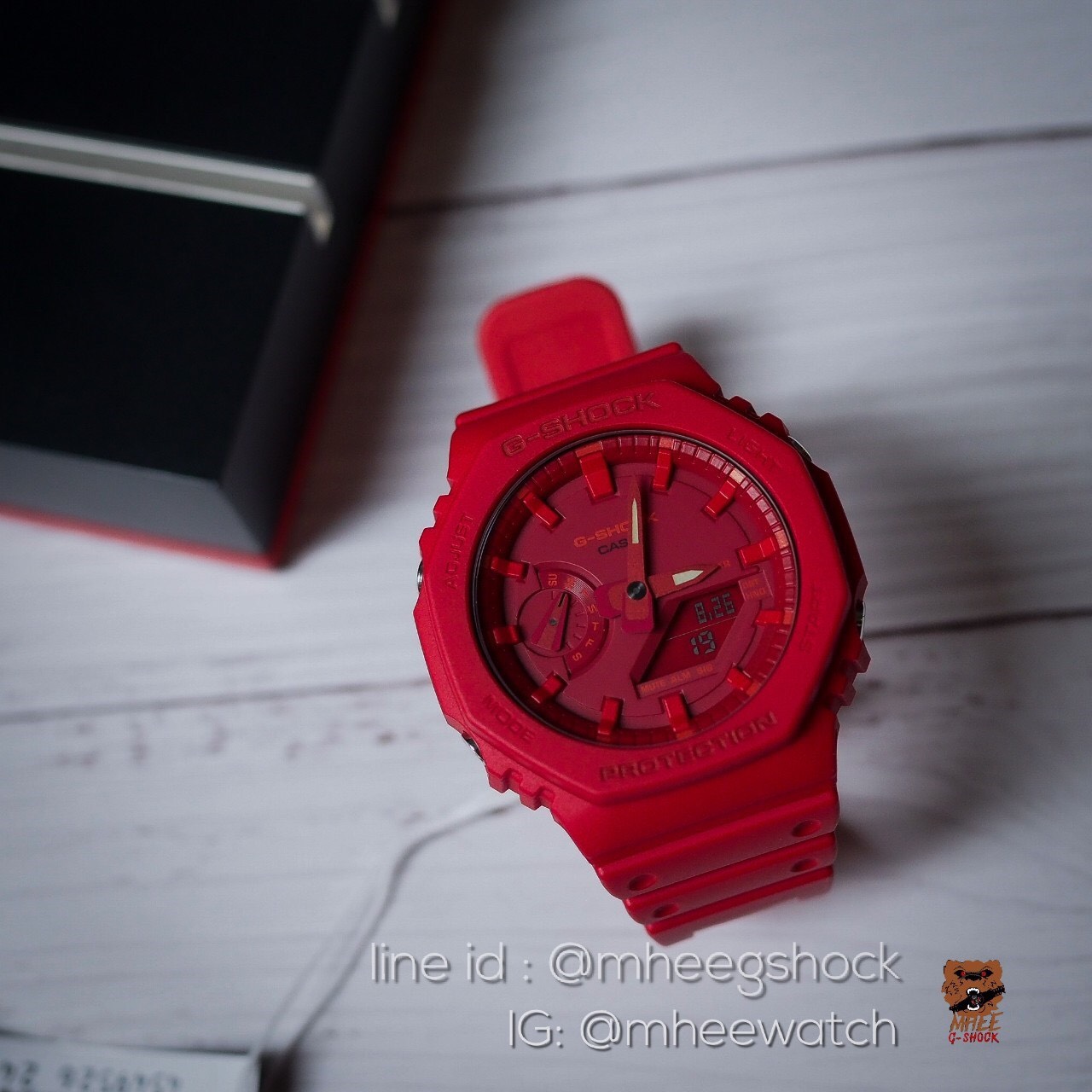 G-shock Ga-2100-4 red carpet all in red