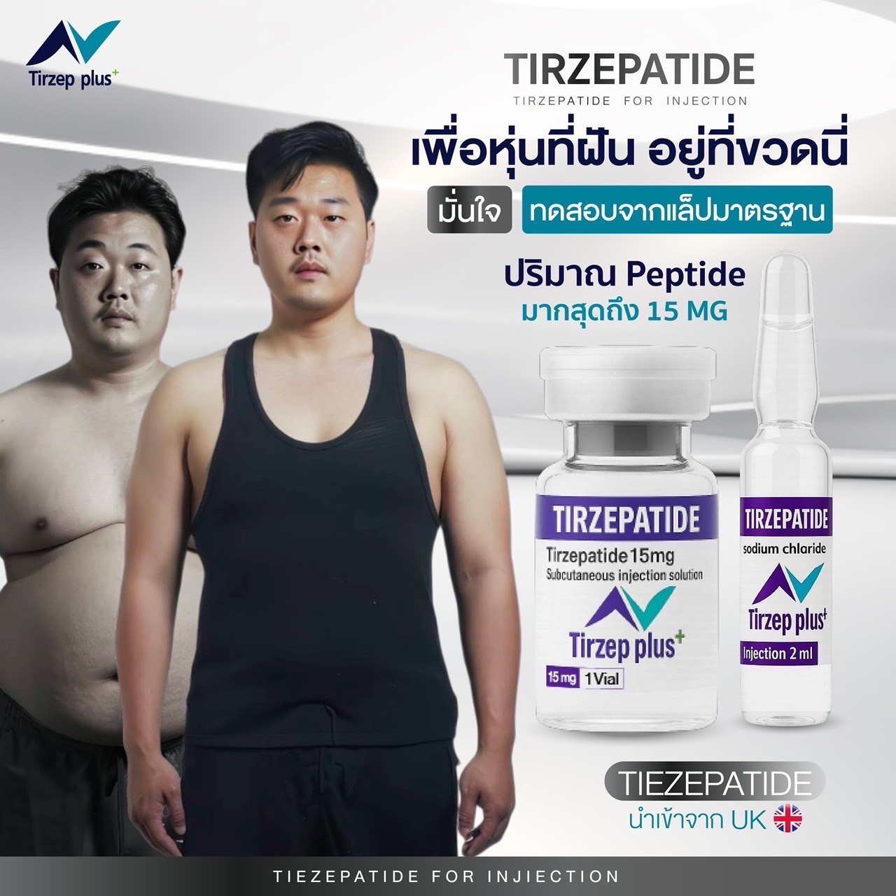 TIRZEPATIDE ลดน้ำหนักตัวใหม่ล่าสุด !