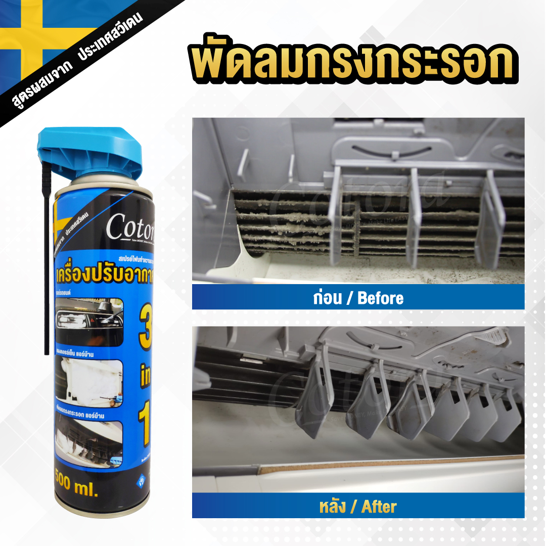 Cotora โฟมล้างแอร์ นวัตกรรมใหม่ ครบชุด