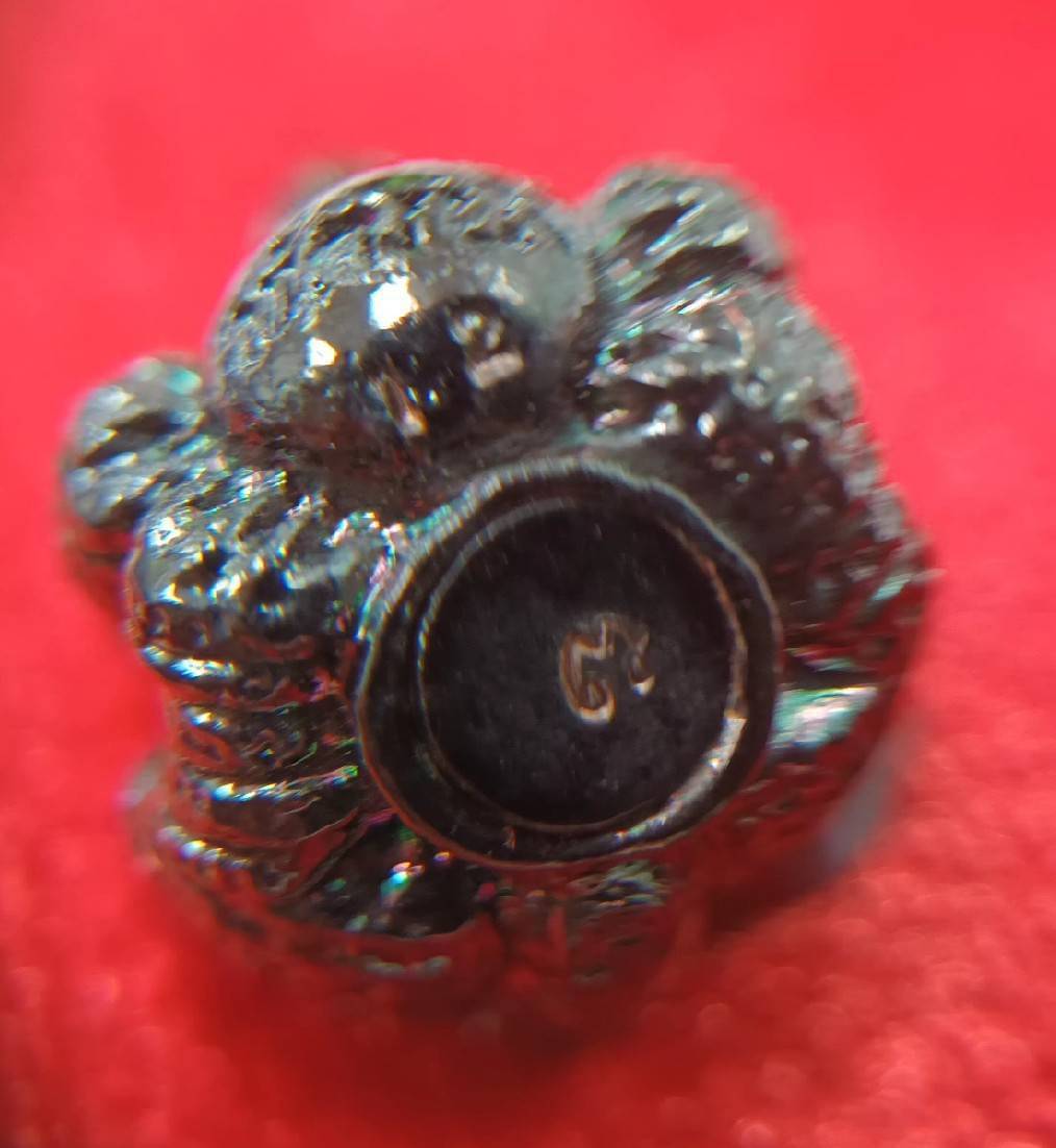 ลูกอม เสือมหาอำนาจ หลวงพ่อพัฒน์ วัดห้วยด้วน แบล็กโรเดียม ตาพลอย หายาก