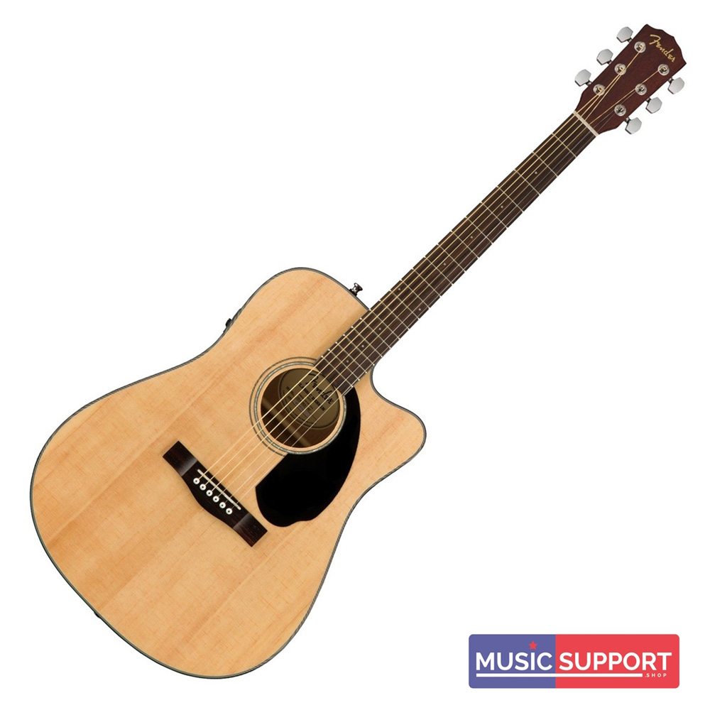 กีต้าร์โปร่งไฟฟ้า Fender CD-60SCE NATURAL (AFD-CD60SCE)