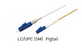 UFP920S31-01 LC Pigtail Fiber Optic, SM/OS2 Simplex, (3.0 mm Jacket)/UPC, Length 1 m.
