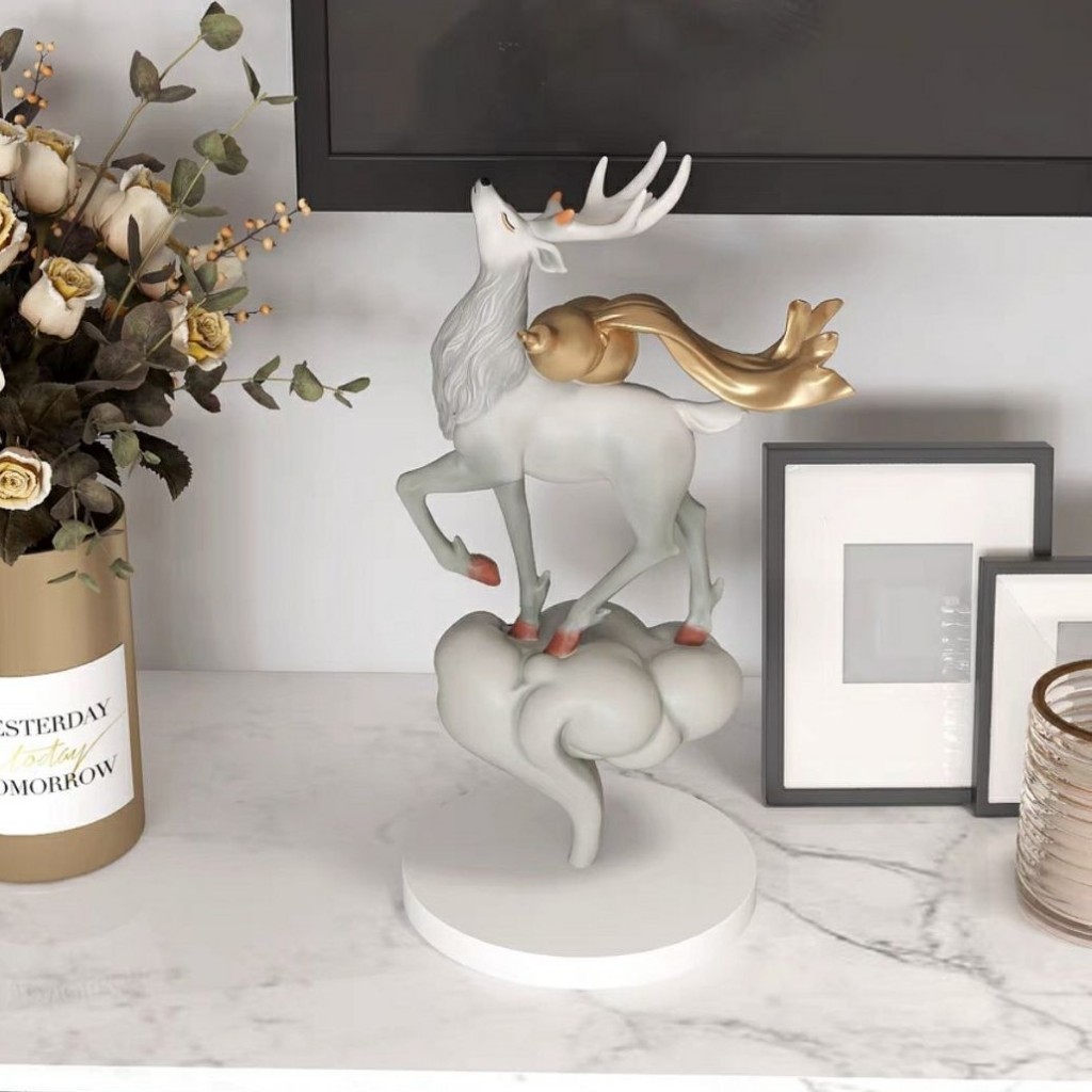 C1011B006 FAMITOSS กวางตกแต่งบ้าน กวาง ของแต่งห้อง ตกแต่งบ้าน deer home decoration ของขวัญ ของขวัญตกแต่งห้อง ตกแต่งห้อง