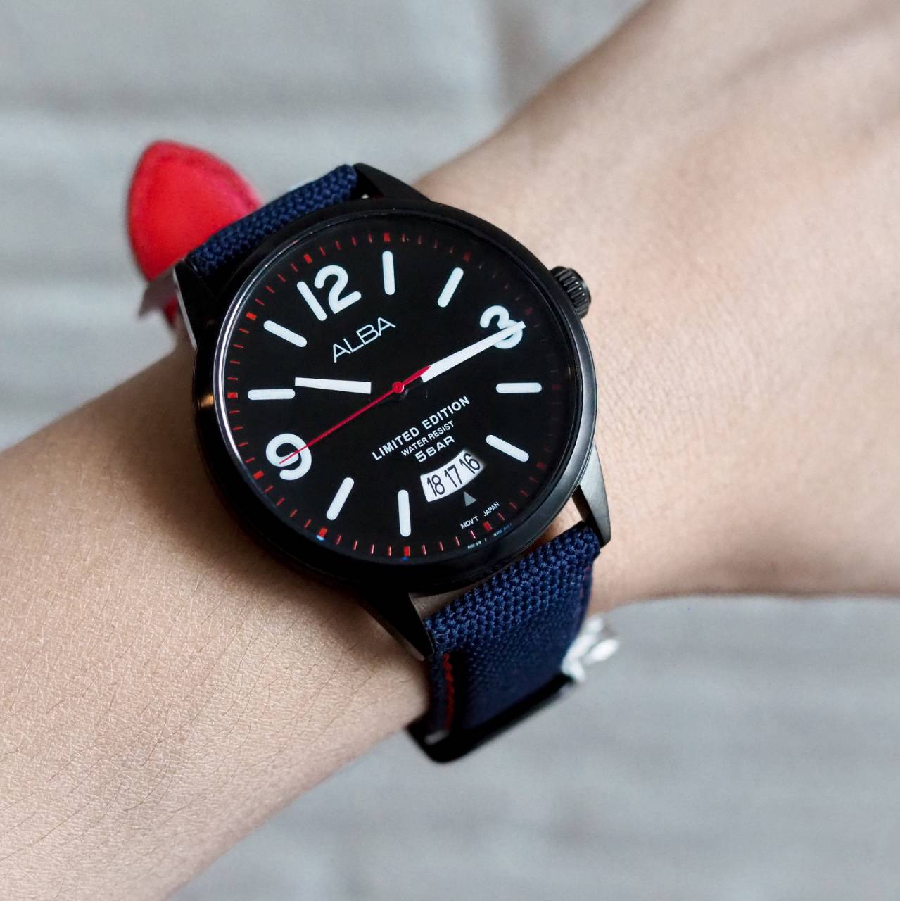 Alba Denim limited500เรือน ในโลกเท่านั้น ฝาหลังตอกNo.ทุกเรือน