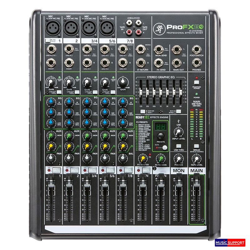 มิกเซอร์ Pro FX8V2 Conpact Effects Mixer