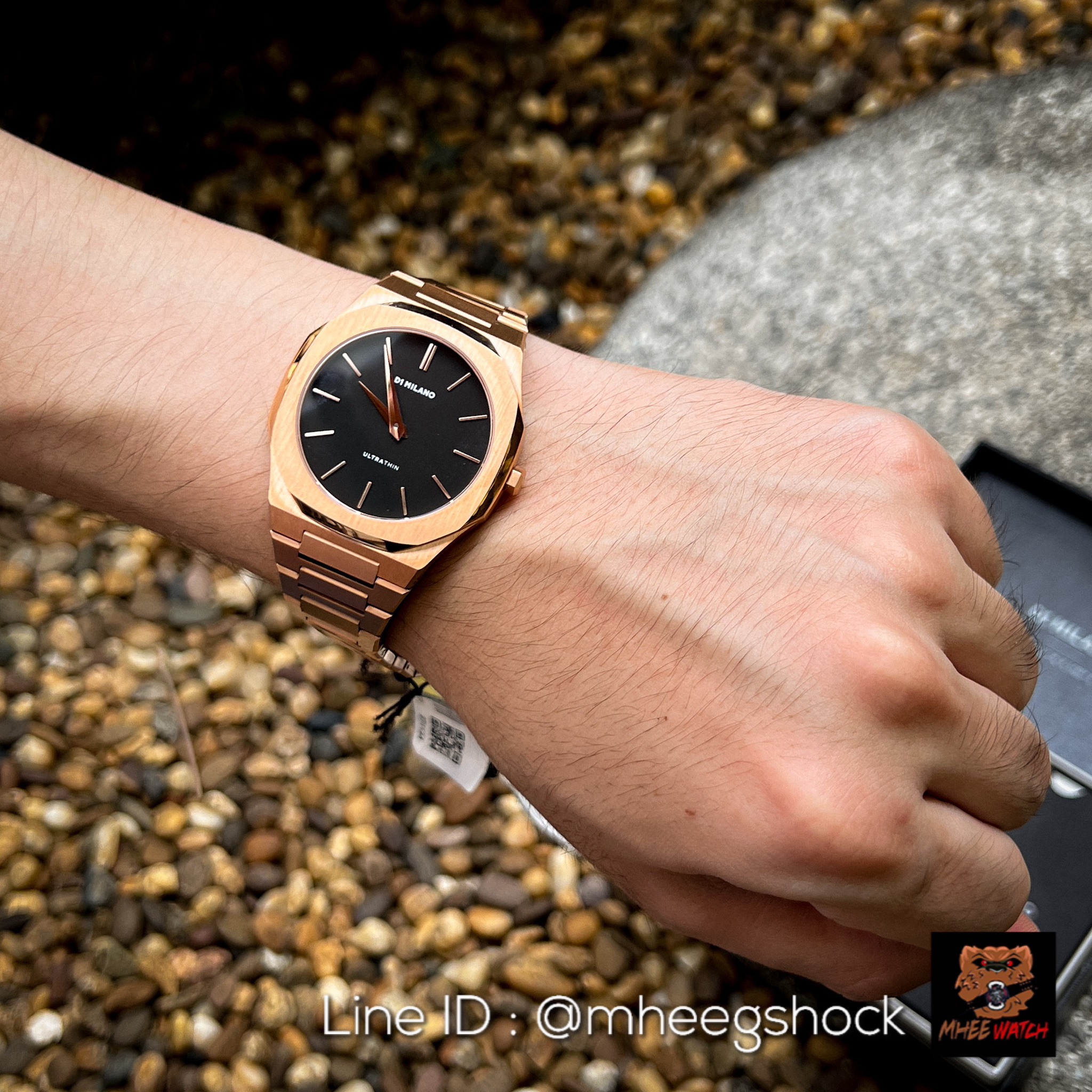D1 Molano Ultrathin สีRose Gold หน้าปัดบางพิเศษ รุ่น UTBJ42 Luxury Watchในราคาเบาๆ