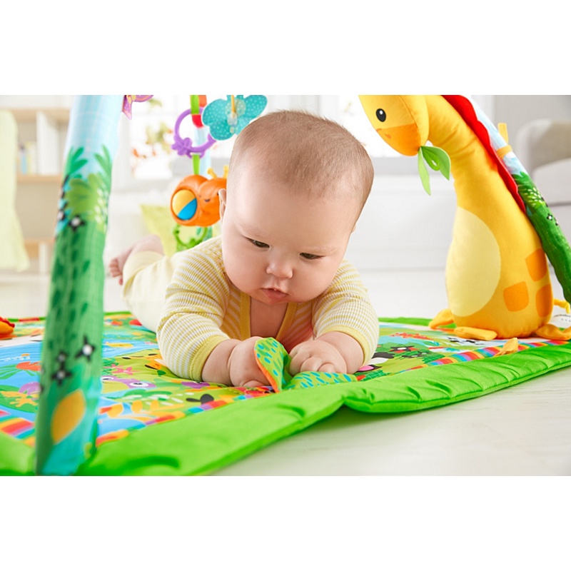 Fisher Price Rainforest Friends Music & Lights Deluxe Gym เพลยิมของเล่นเด็กแรกเกิดรุ่นสุดฮิต ของแท้จากอเมริกา