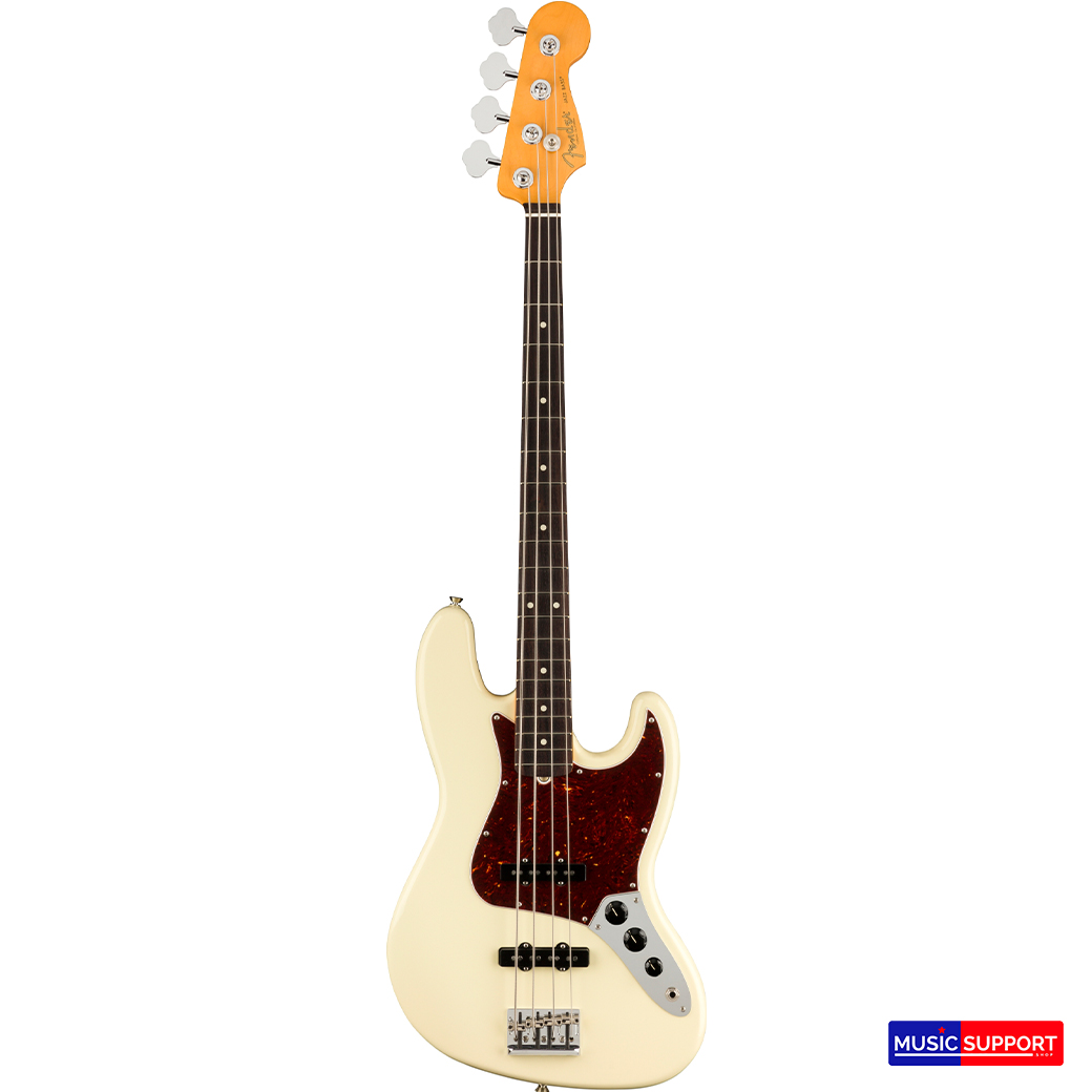 เบสไฟฟ้า Fender American Professional II Jazz Bass® RW Olympic White