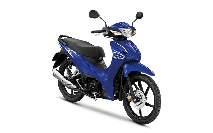 ฮอนด้า เวฟ110ไอ Honda Wave110i ล้อแม็ก สตาร์ทมือ ดิสก์เบรกหน้า มี 5 สี น้ำเงิน (BLU), ขาว-น้ำเงิน (WBU), เทา-ดำ (S-B), แดง (RED), ดำ-เหลือง (B-Y)