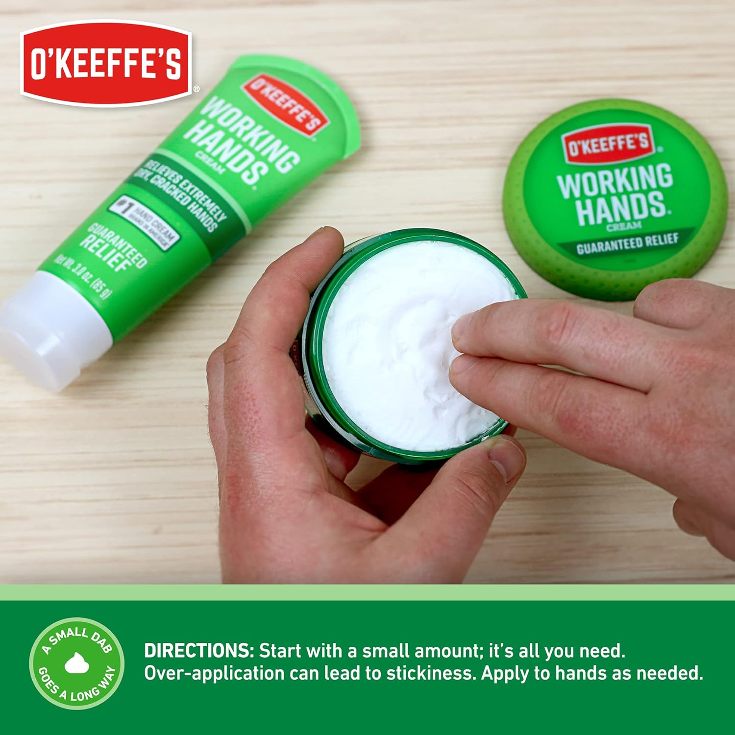 O'Keeffe's Working Hands Cream for Extremely Dry ครีมทามือสูตรเข้มข้น สำหรับทาผิวมือที่แห้งมาก