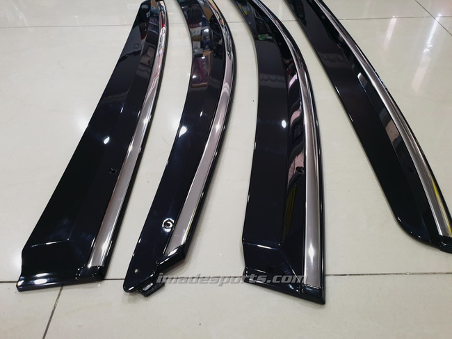 กันสาด Accord G8 พร้อมคิ้วโครเมี่ยม Modulo style (2008-2012)
