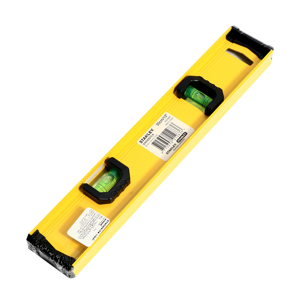 STANLEY ระดับน้ำ I-BEAM อลูมีเนียม 2 ลูกน้ำ ขนาด 12 นิ้ว รุ่น 42-072 (สแตนเล่ย์)