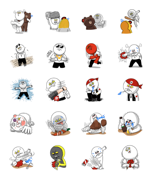 ขายสติกเกอร์ไลน์ มูนในวันที่โกรธจัด