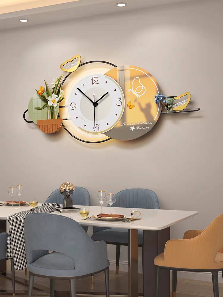 CT208C046 INTERY นาฬิกาติดผนัง นาฬิกามงคล WALL CLOCK WALL DECOR
