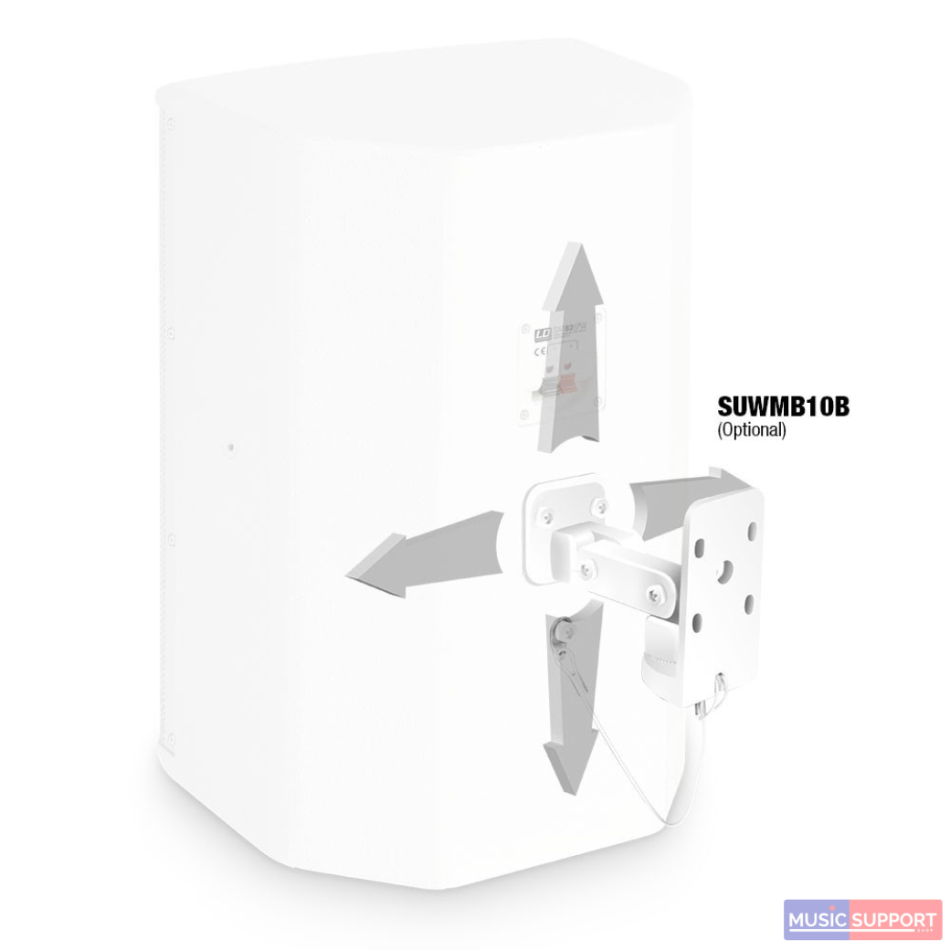 LD Systems SAT82G2W 8" Installation Monitor passive White