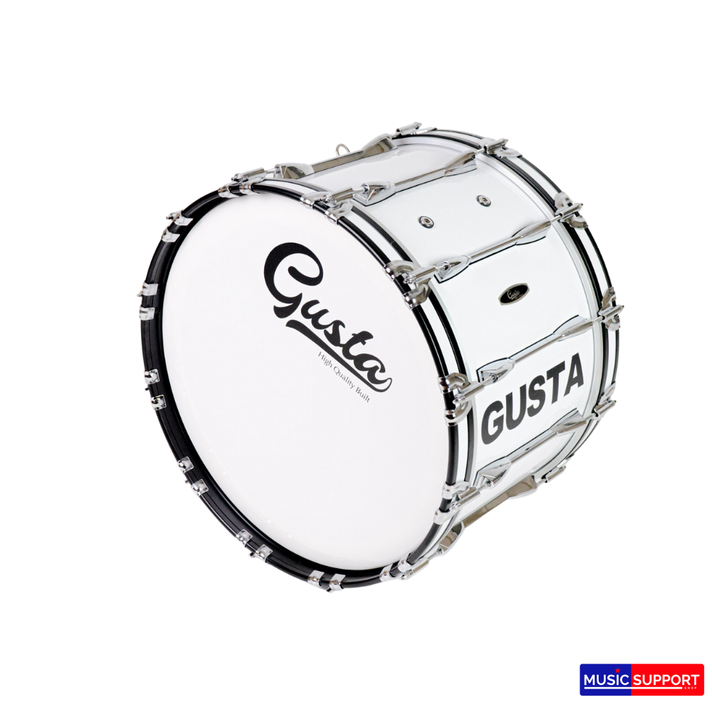 กลองใหญ่มาร์ชชิ่ง Gusta 22-26 นิ้ว 12 หลัก พร้อมชุดสะพาย