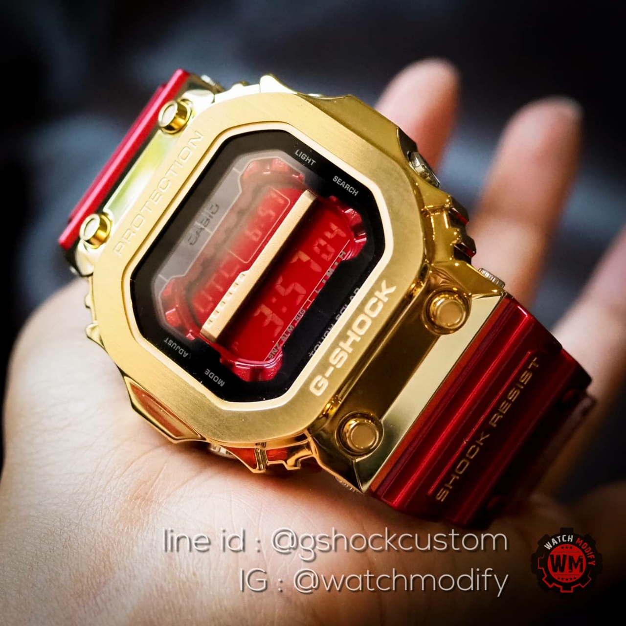 G-Shock Custom รุ่น GX56 ยักษ์ใหญ่ Ironman Metal Face